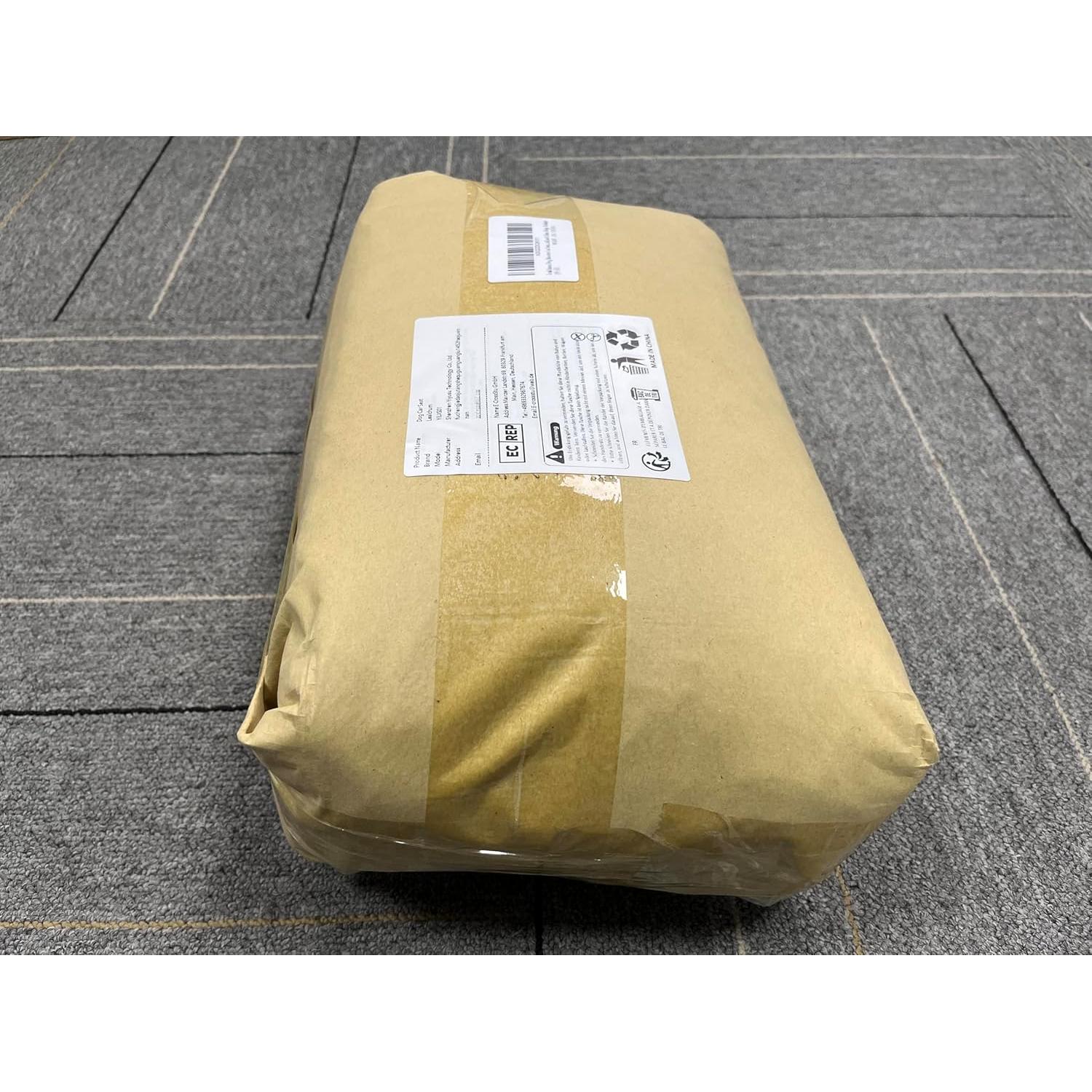 Asiento Elevador para Perros Lealchum Mediano Beige con Seguridad