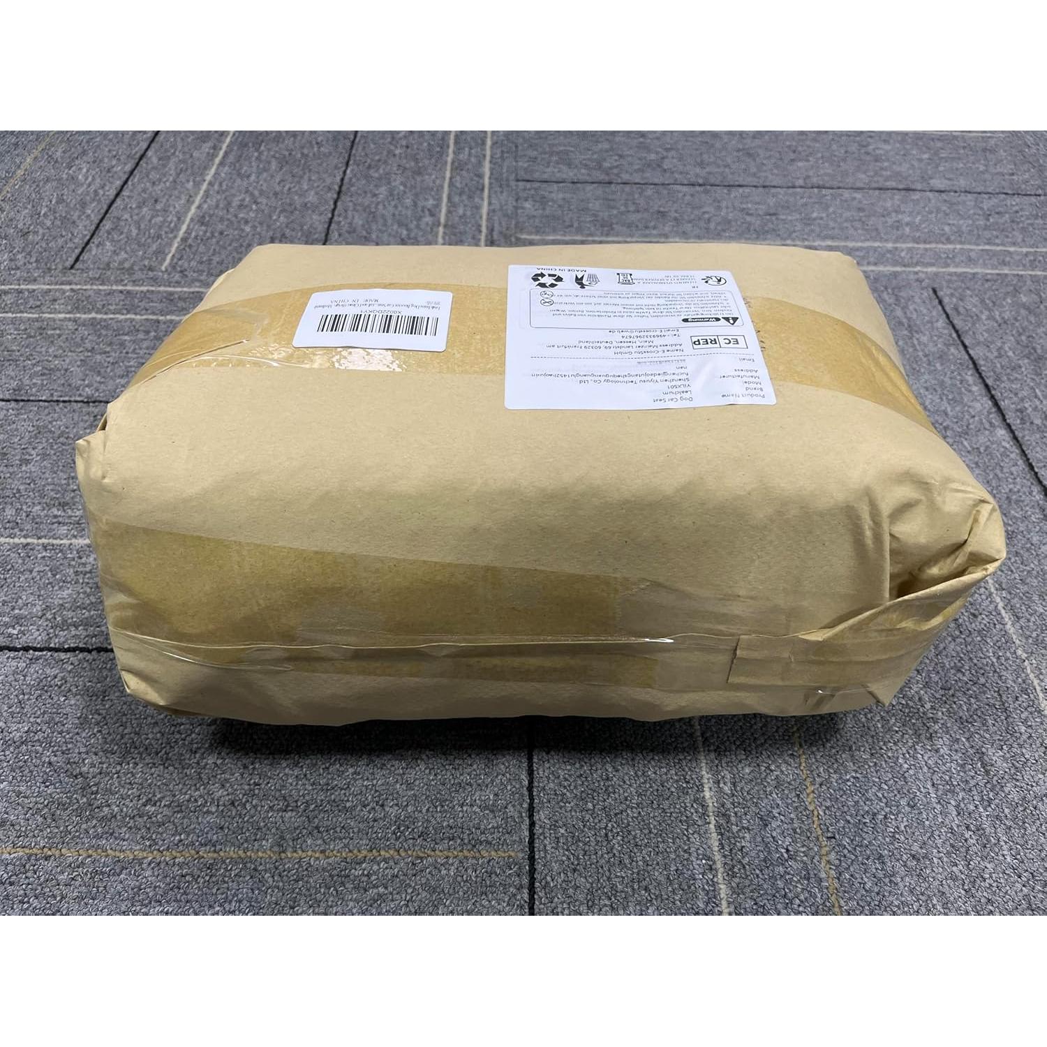 Asiento Elevador para Perros Lealchum Mediano Beige con Seguridad