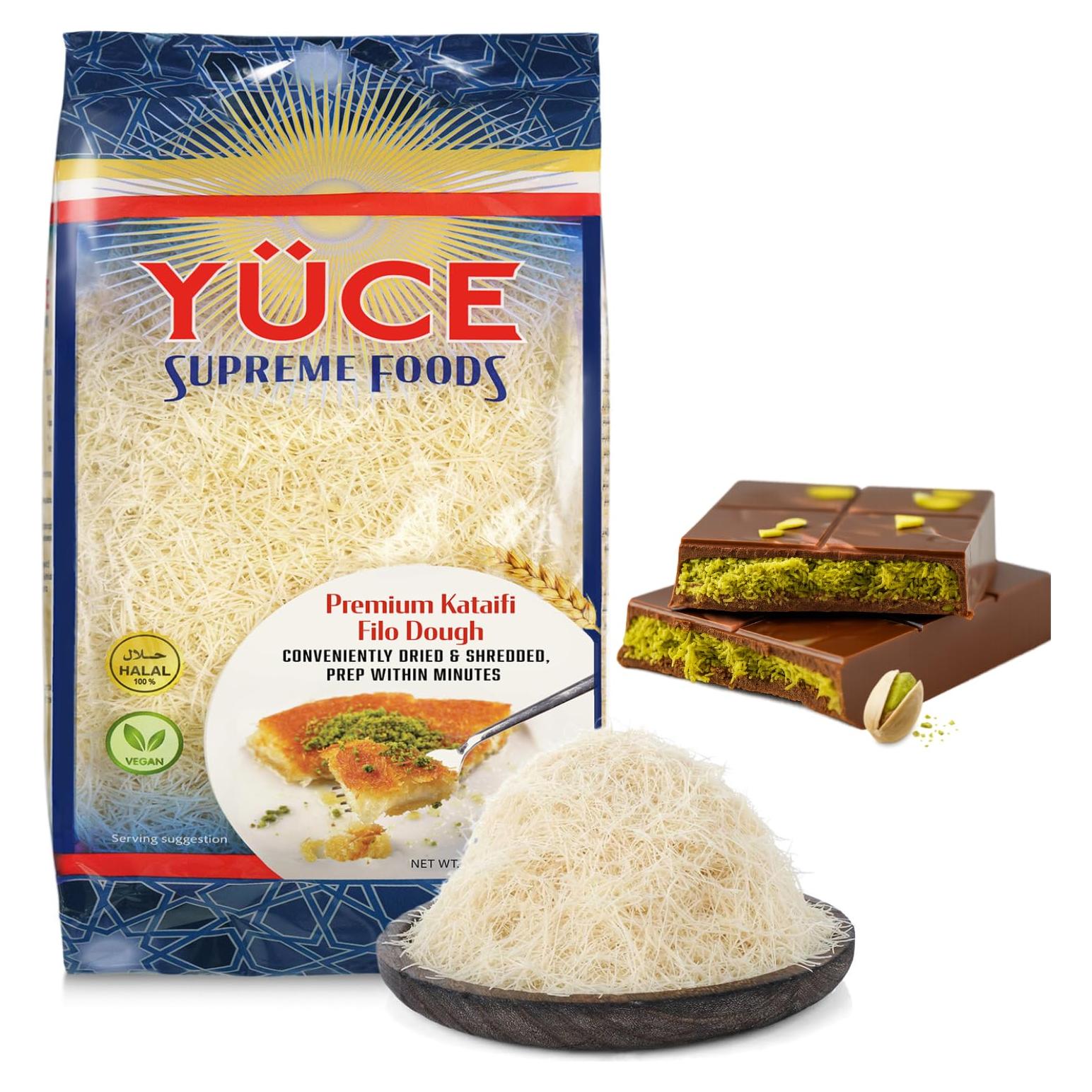 Masa Fillo Rallada YÜCE Supreme Foods 500g - Vegana y Halal