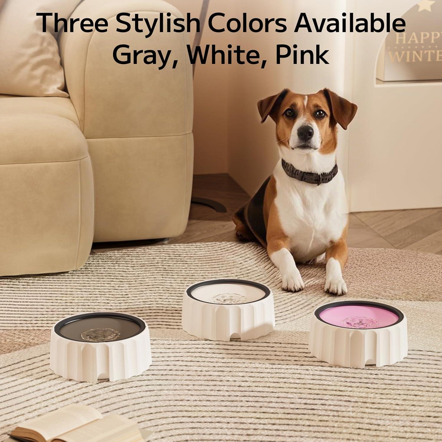 Cuenco de Agua Antideslizante Famigreta 2L para Perros y Gatos