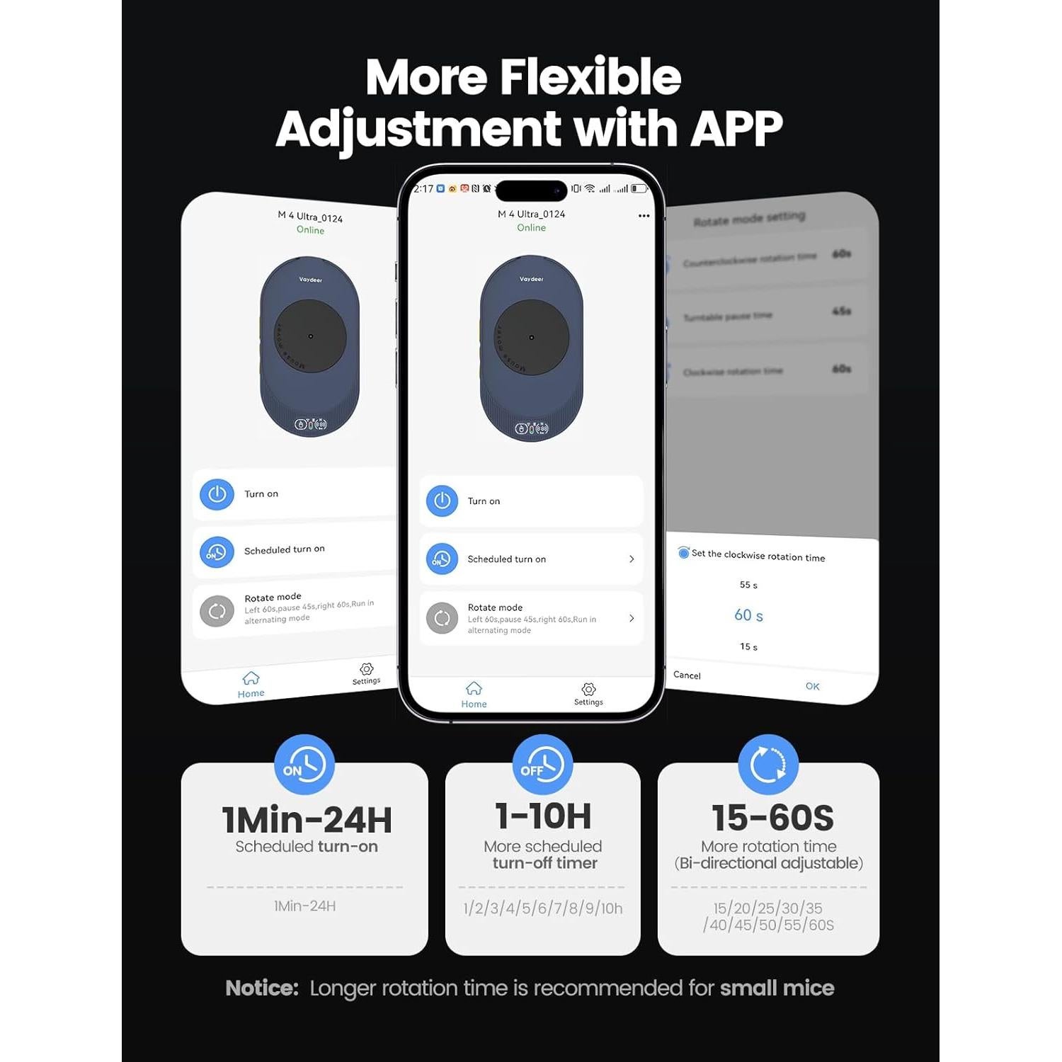 Mover de Ratón Indetectable Vaydeer FM210BE con App