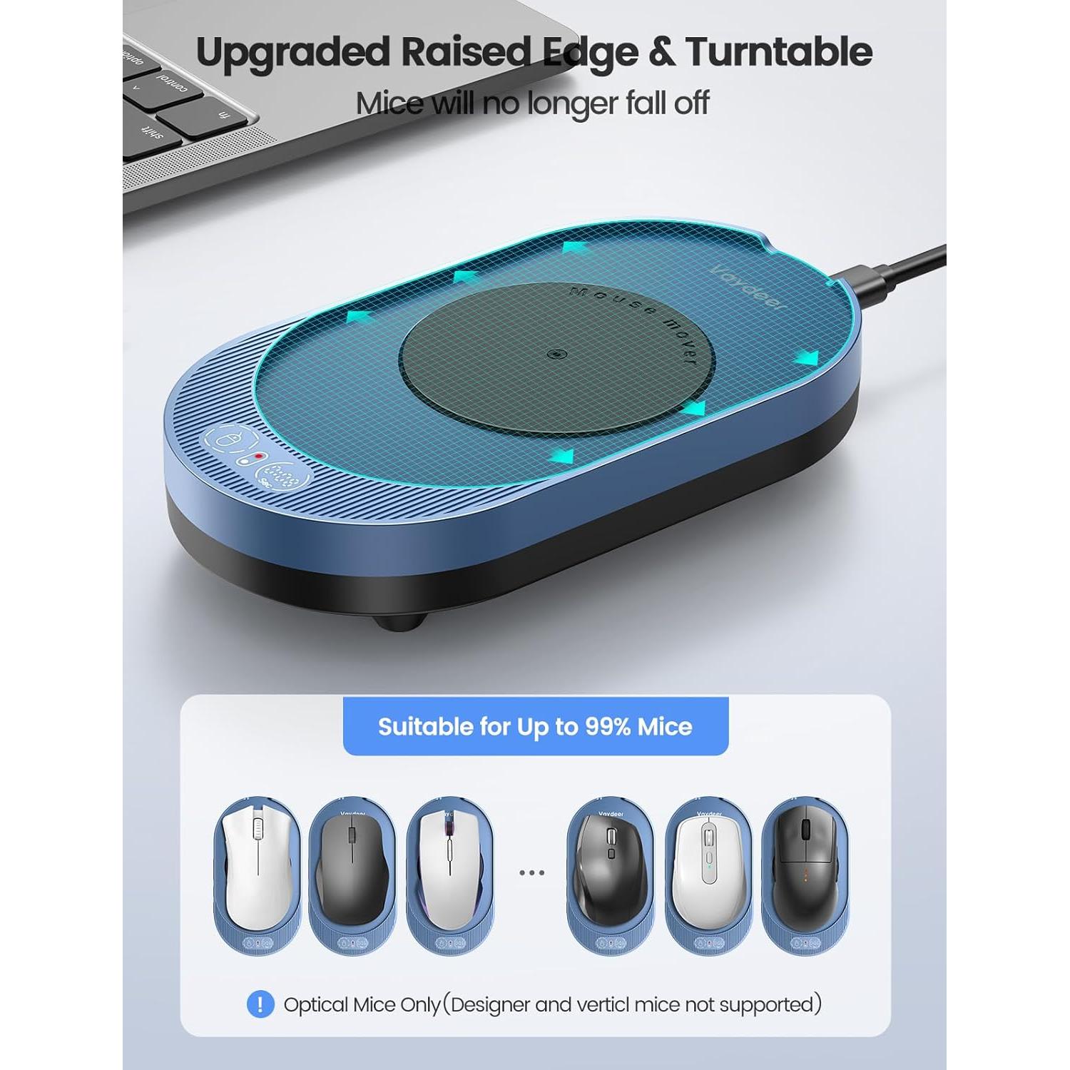 Mover de Ratón Indetectable Vaydeer FM210BE con App