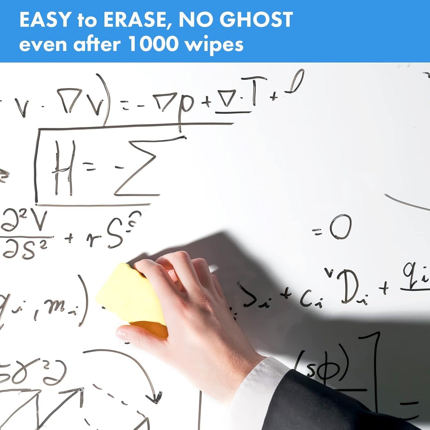 Pegatina de Pizarra Borrable HAMIGAR 45.72x200.66 cm Blanca