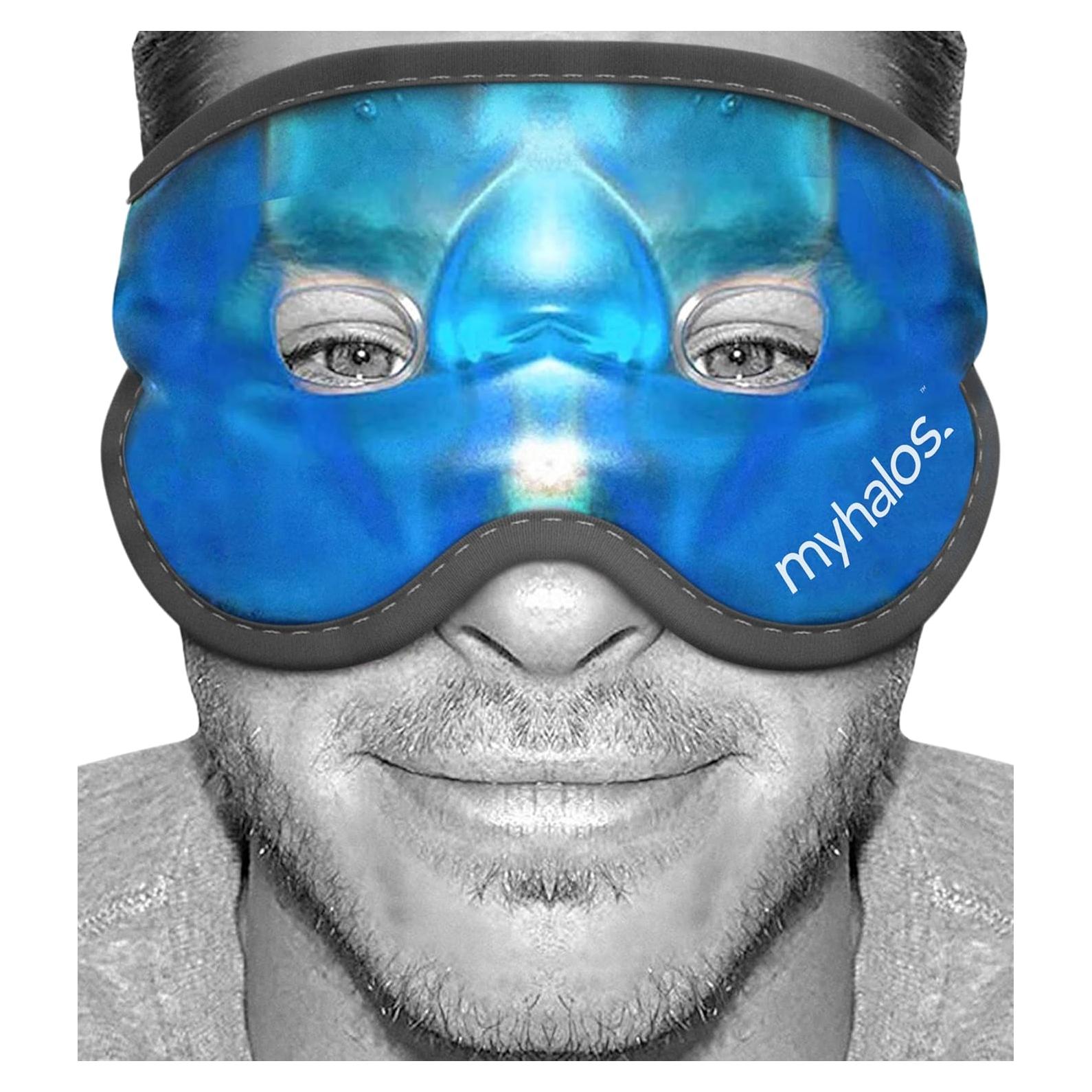 Máscara de Ojos Refrigerante MyHalos - Gel Reutilizable Azul