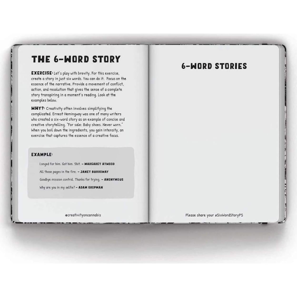 The Original Creative Thinking Journal: Please Use the Journal While High - A guided Journal with 50 fun, creative challenges designed to increase your creativity.