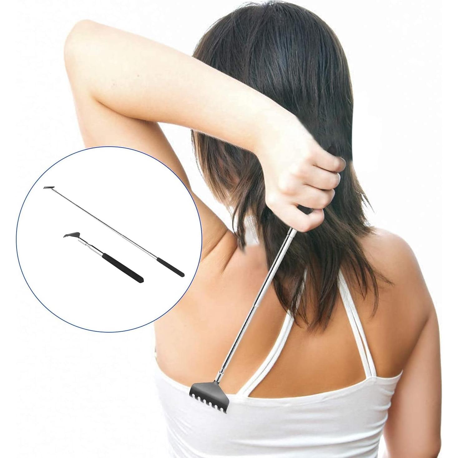 Rascador de Espalda Telescópico Kuvvfe Acero Inoxidable 61 cm