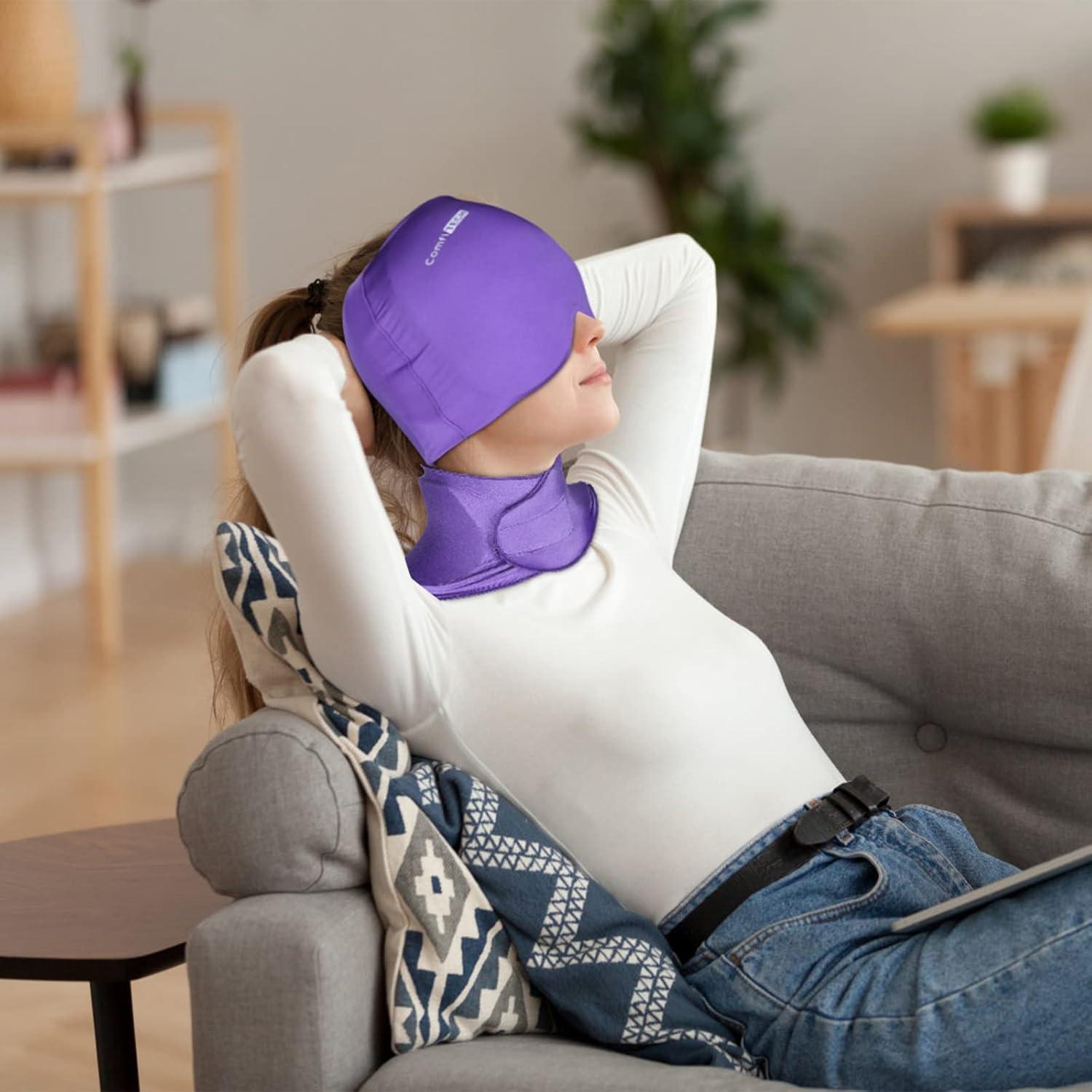 Capucha Fría y Paquete de Hielo ComfiTECH para Cuello y Cabeza