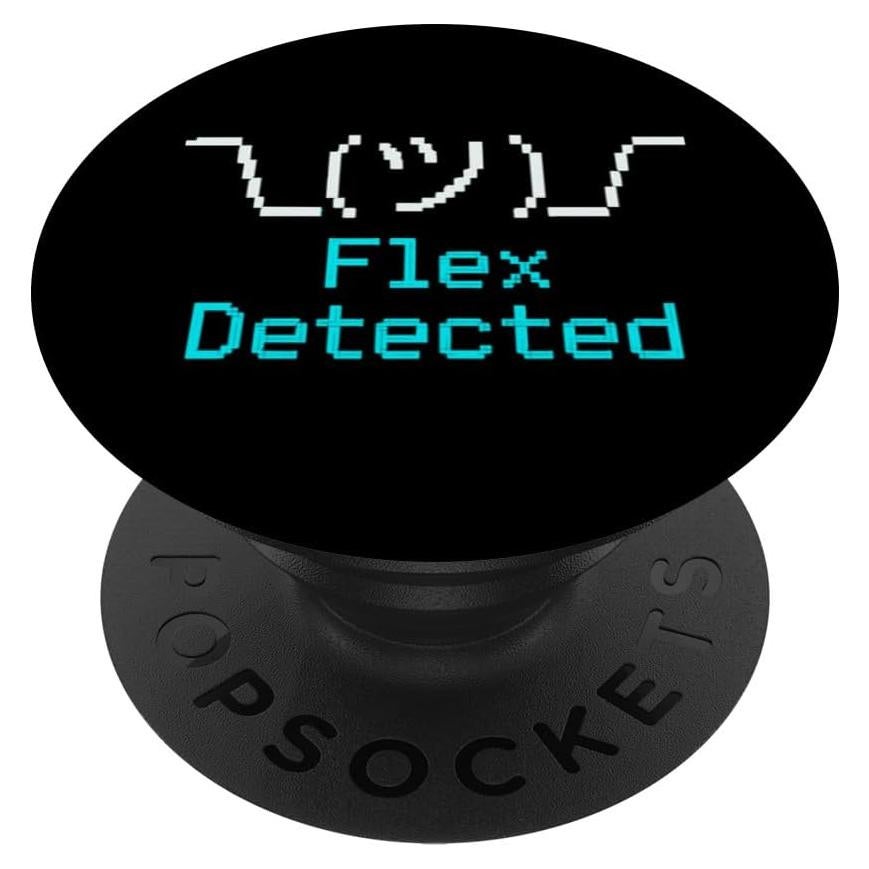 PopSockets Adhesivo PopGrip Negro 13.6g Cita Viral Humor Meme