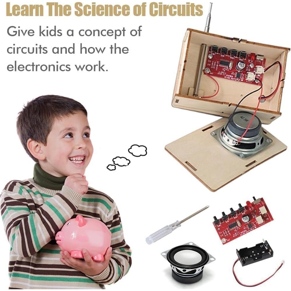 Kit de Ciencia DIY Radio Electrónica ANNISOKA para Niños 6+
