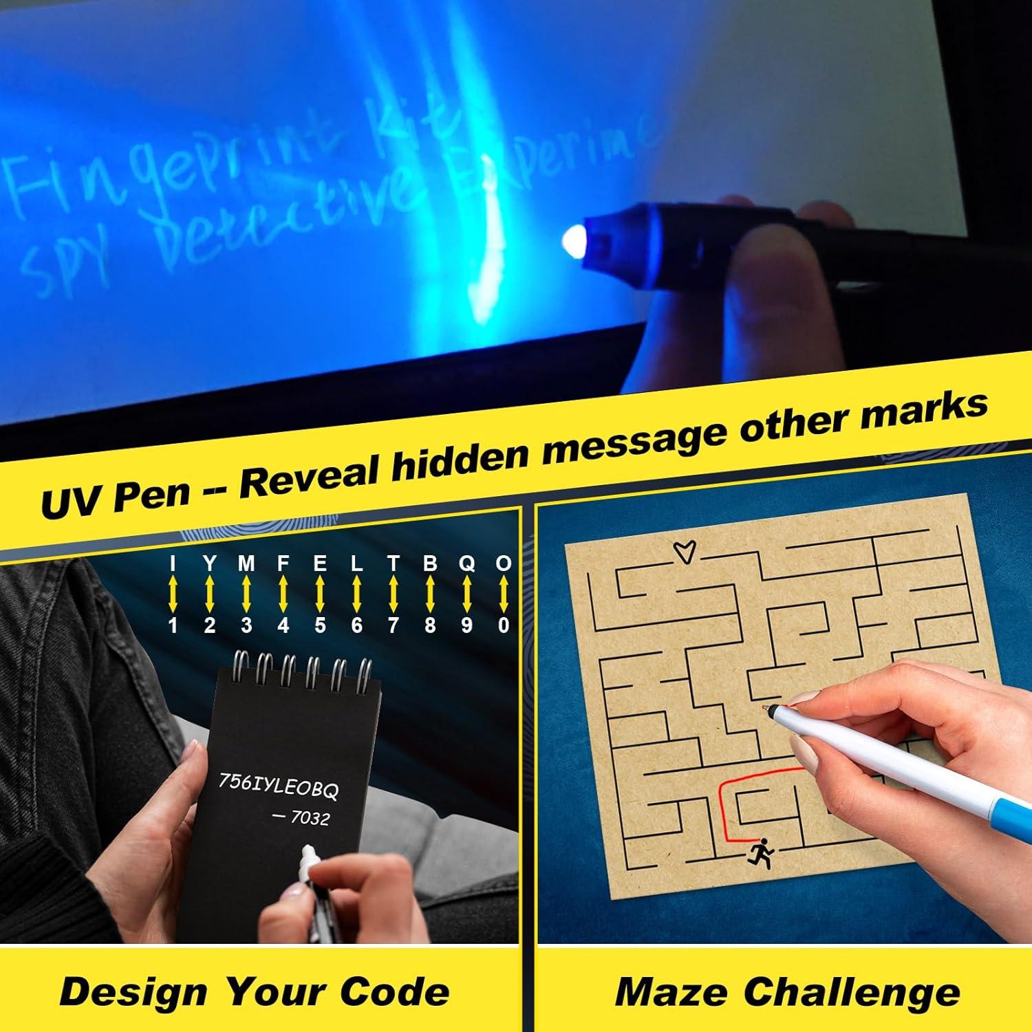 Kit de Espía UNGLINGA para Niños - Más de 20 Actividades Científicas