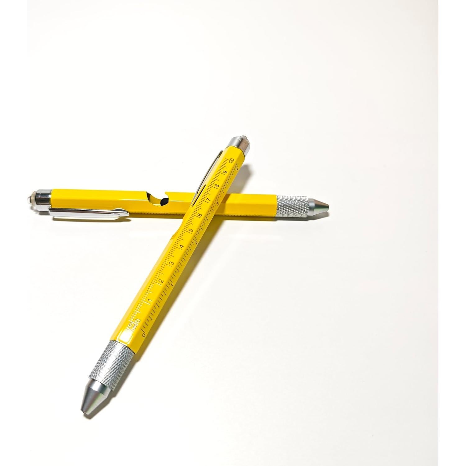 Bolígrafo Multiherramienta 7 en 1 ZPRODESTD Amarillo