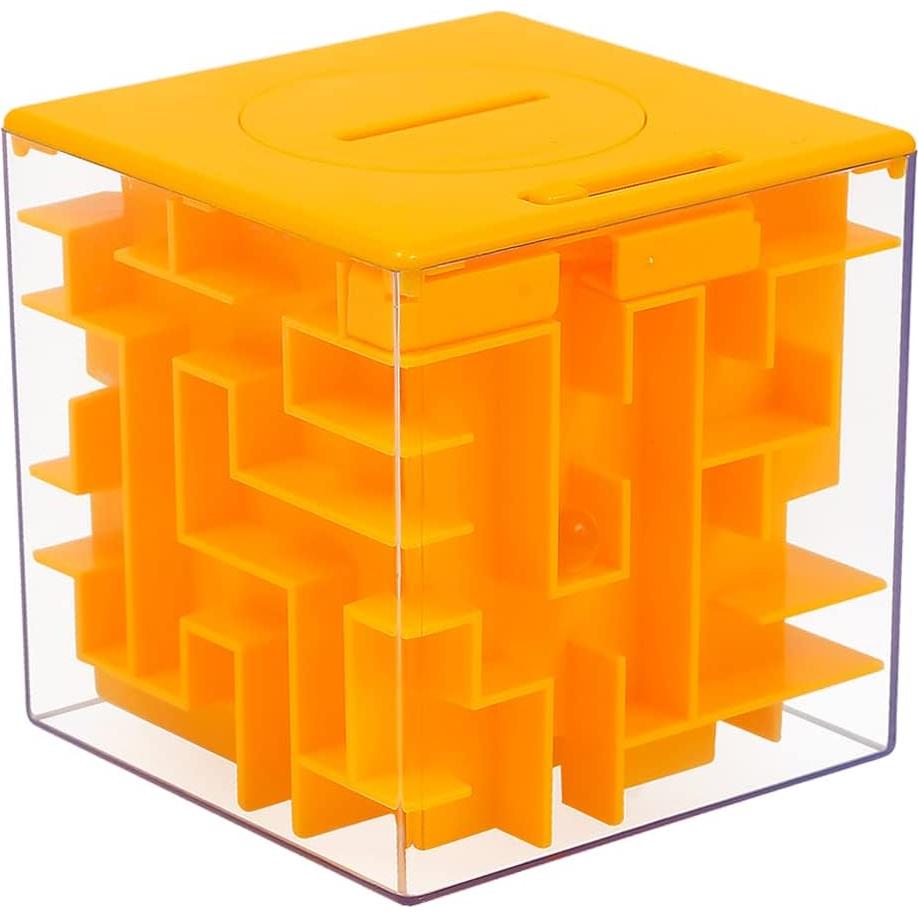Caja de Rompecabezas de Dinero ThinkMax Naranja 7.6cm