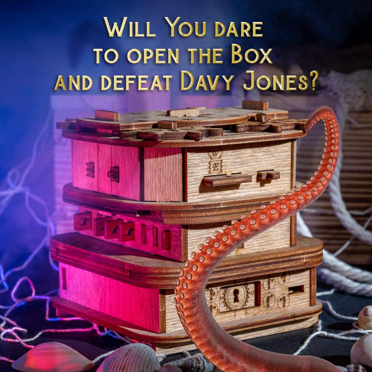 Juego de Escape iDventure Cluebox Davy Jones - Rompecabezas 3D