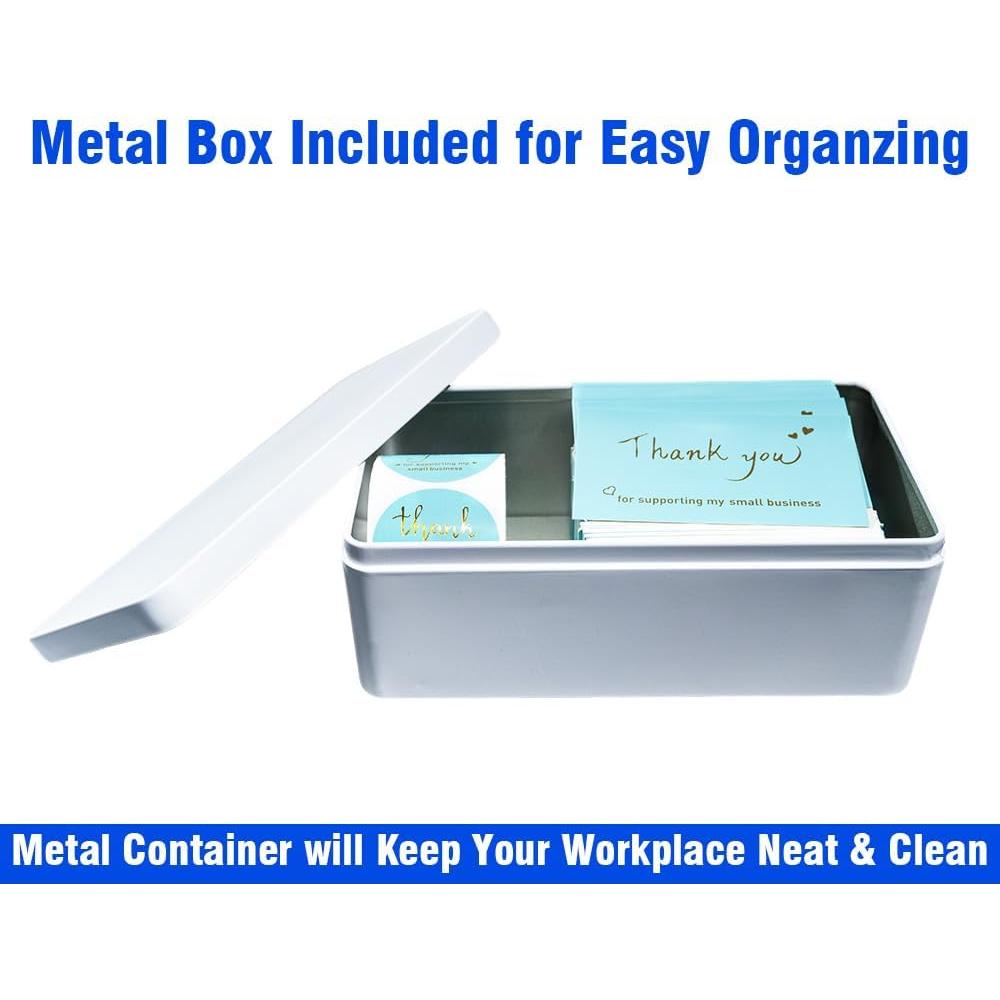 Set de 620 Stickers y Tarjetas de Agradecimiento Lollutdotu