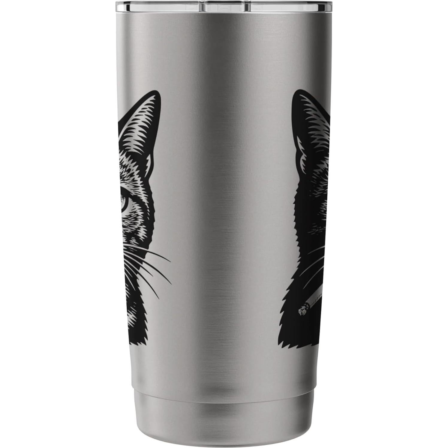 Vaso Térmico Acero Inoxidable 20 oz Meme Viral Gato Fumador