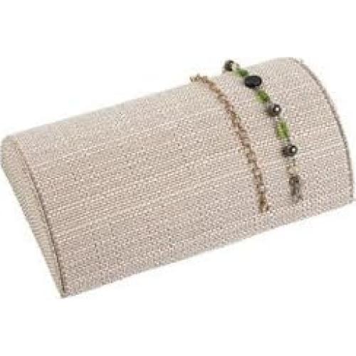 Juego de 4 Expositores de Joyería de Lino SS - Collares, Anillos, Pulseras