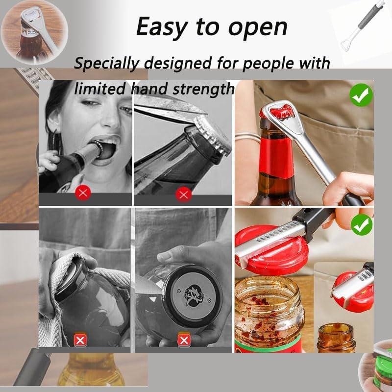 Abrebotellas Ajustable Aetomtins de Acero Inoxidable Manual