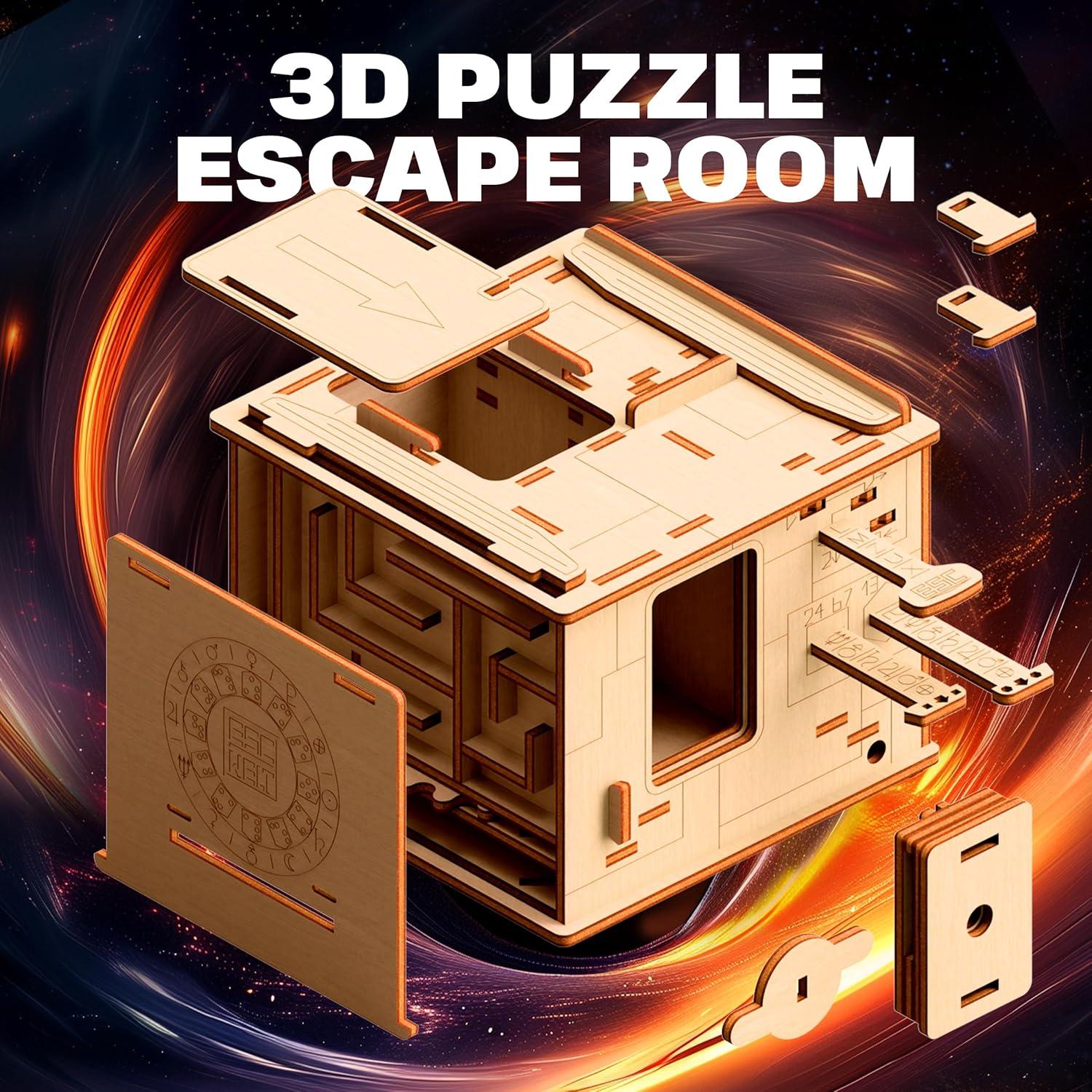 Rompecabezas 3D de Madera ESC WELT Caja Espacial - Desafío Mental