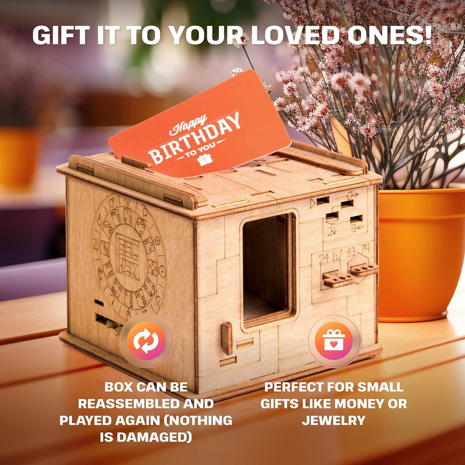 Rompecabezas 3D de Madera ESC WELT Caja Espacial - Desafío Mental