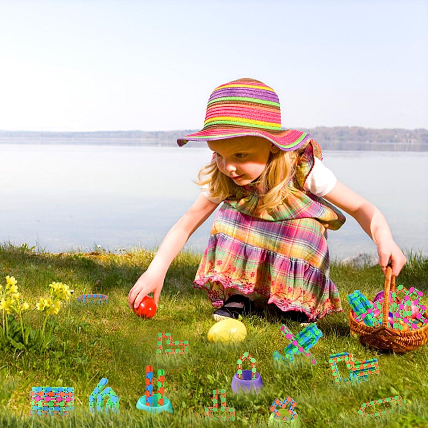 Paquete de 12 Juguetes Antiestrés Wacky Tracks para Niños y Adultos