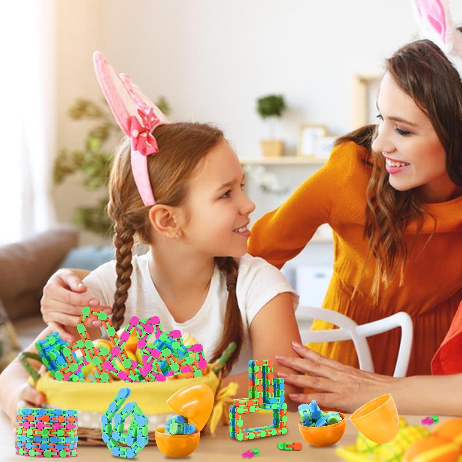 Paquete de 12 Juguetes Antiestrés Wacky Tracks para Niños y Adultos