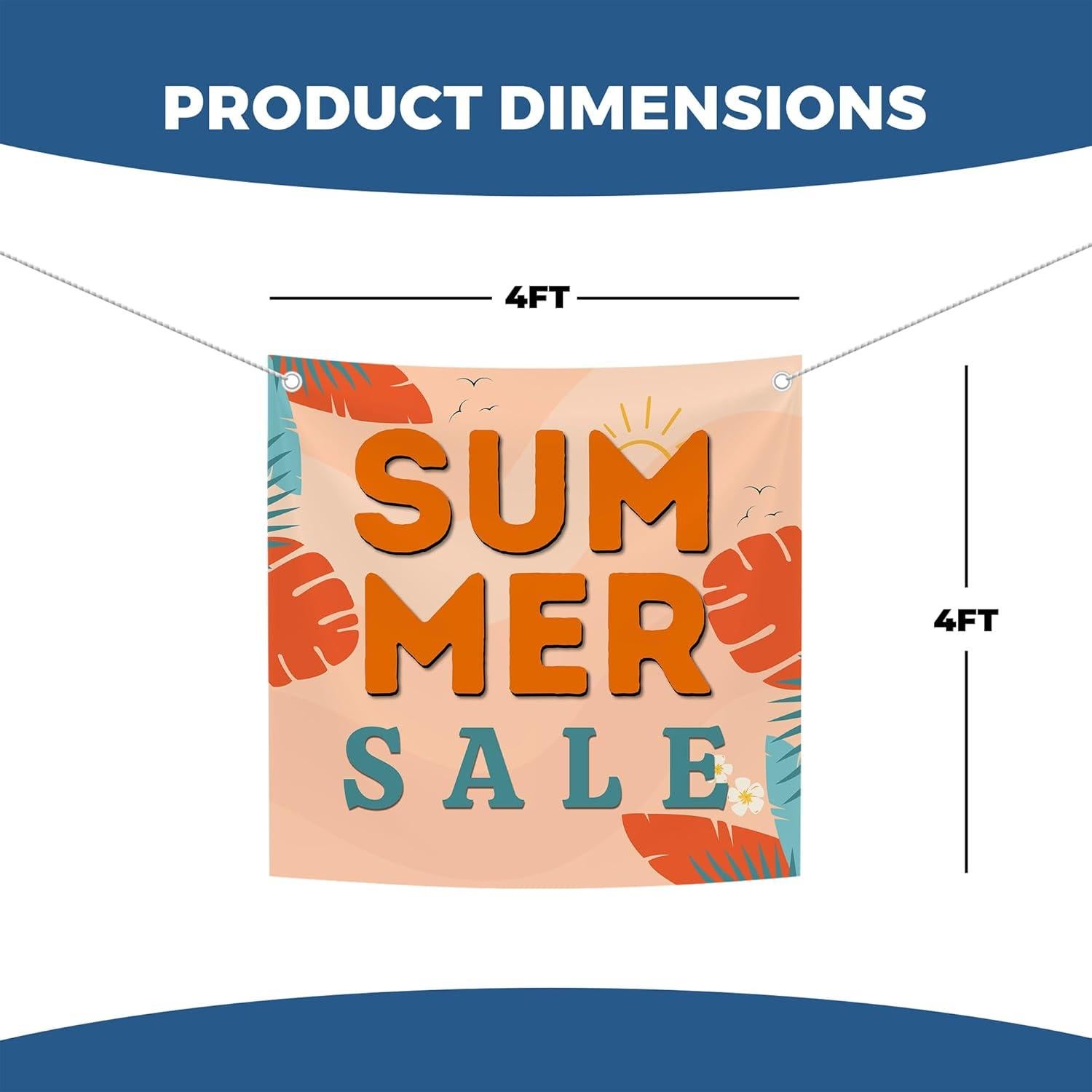 Banner de Poliéster 1.22x1.22m BCB Print para Exterior HD