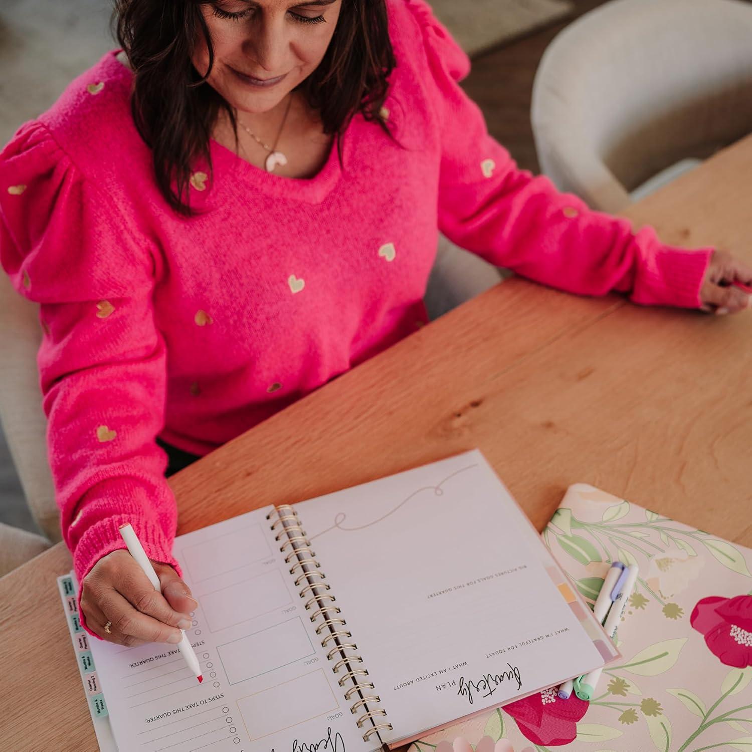 Planificador Empresarial Anual Pink Pop Party - Digital para Emprendedoras