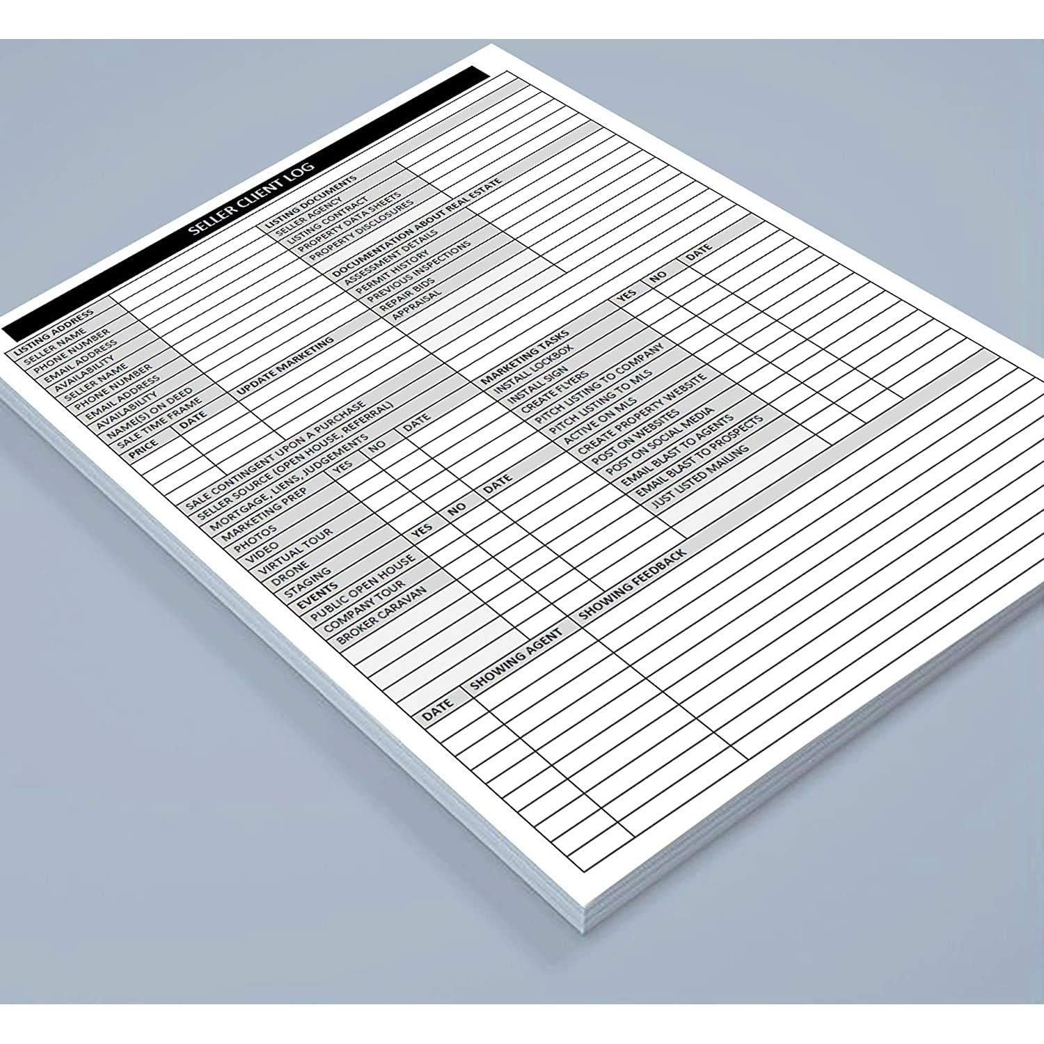 Registro de Clientes Vendedores Life Charge 50 Páginas 21.6x27.9cm