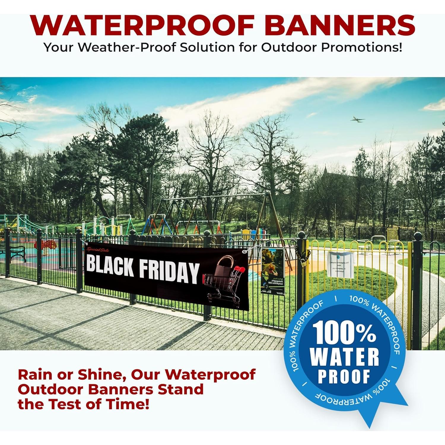 Banner Publicitario Mavis Printing 1.83x0.61m Poliester HD