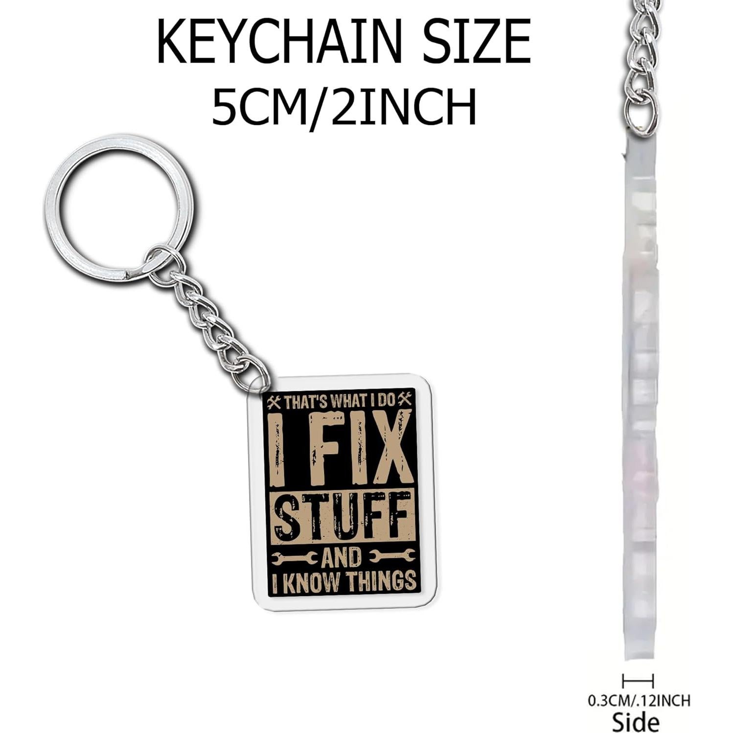 Llavero Acrílico Motivacional TADAVAX - Frases Divertidas