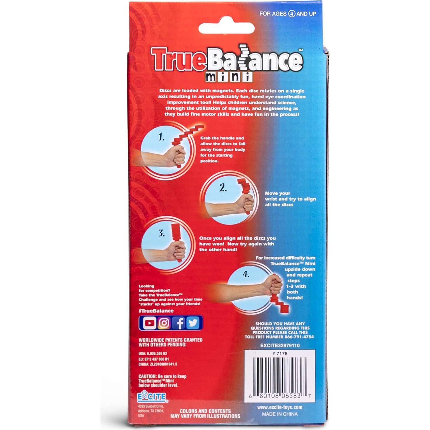 Juego de Equilibrio TrueBalance Mini Rojo - Mejora Coordinación y Enfoque