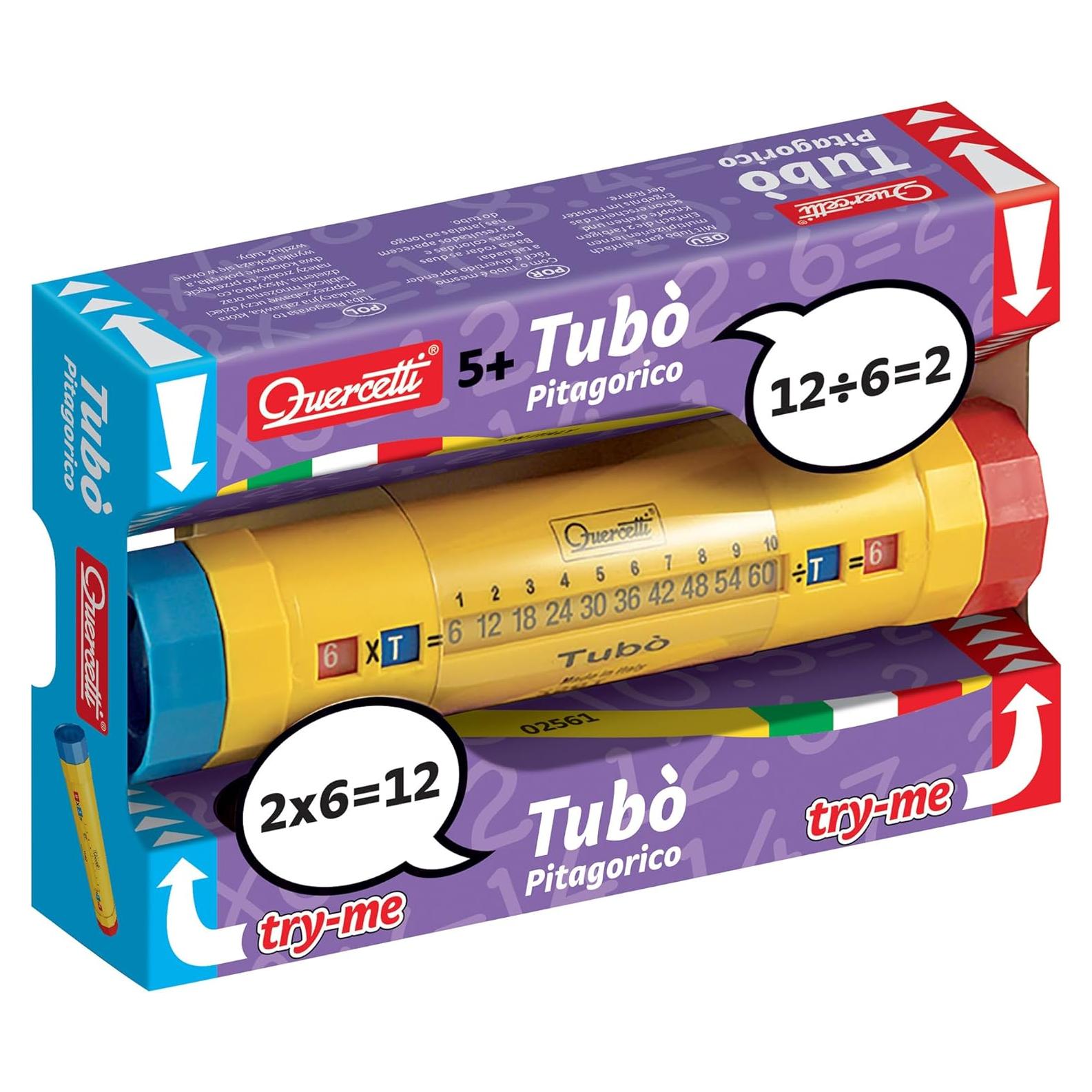 Quercetti Tubo Multiplicación - Juguete Educativo 5+