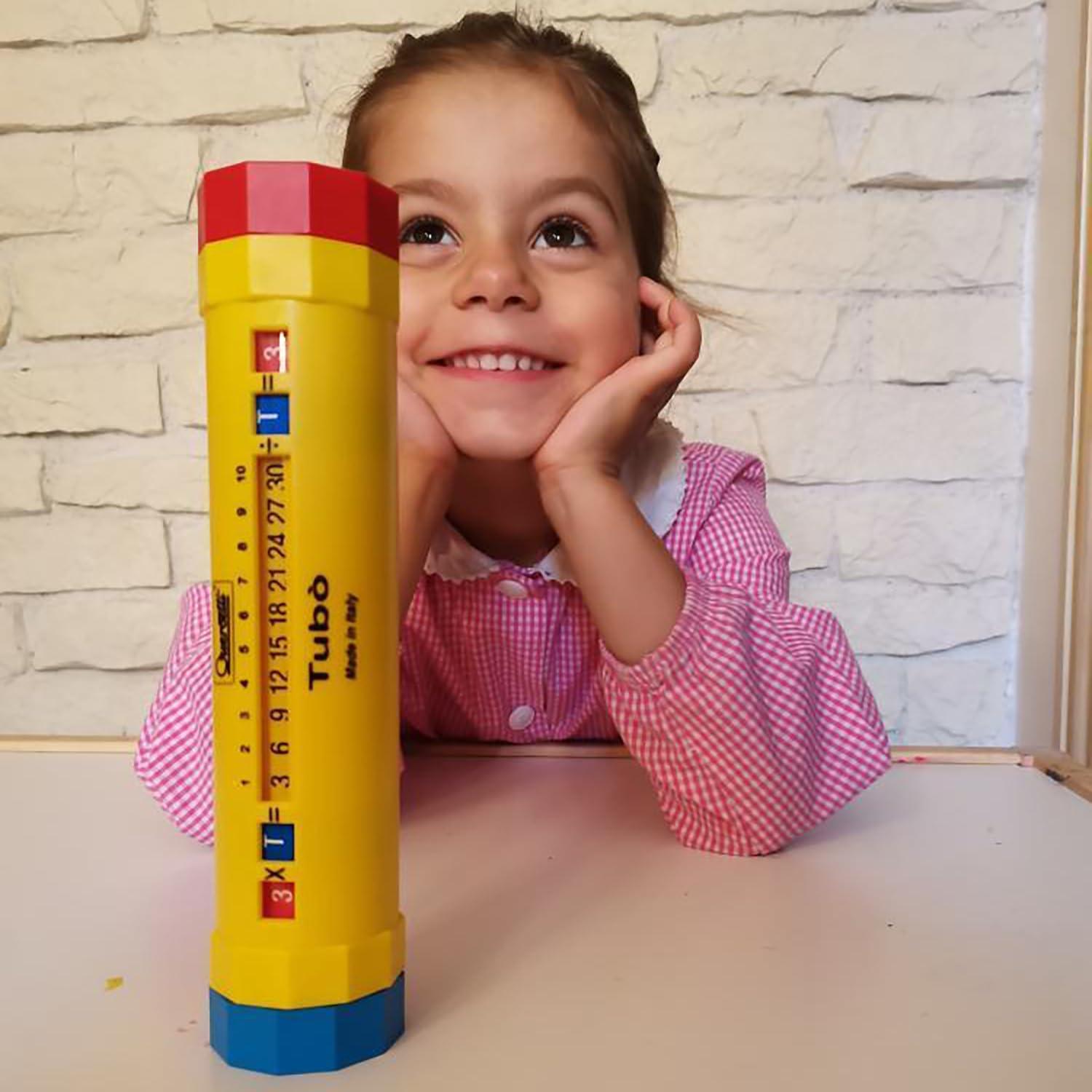 Quercetti Tubo Multiplicación - Juguete Educativo 5+