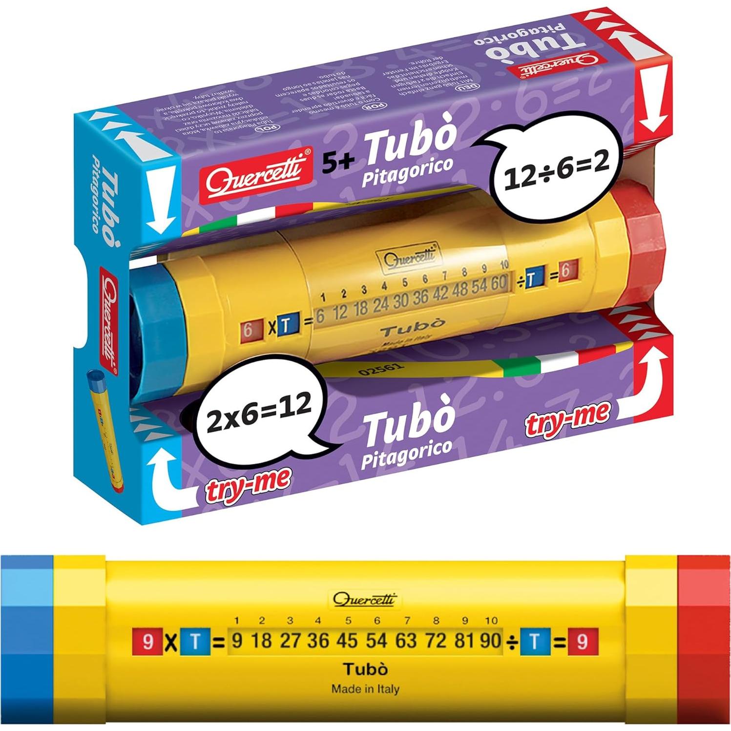 Quercetti Tubo Multiplicación - Juguete Educativo 5+