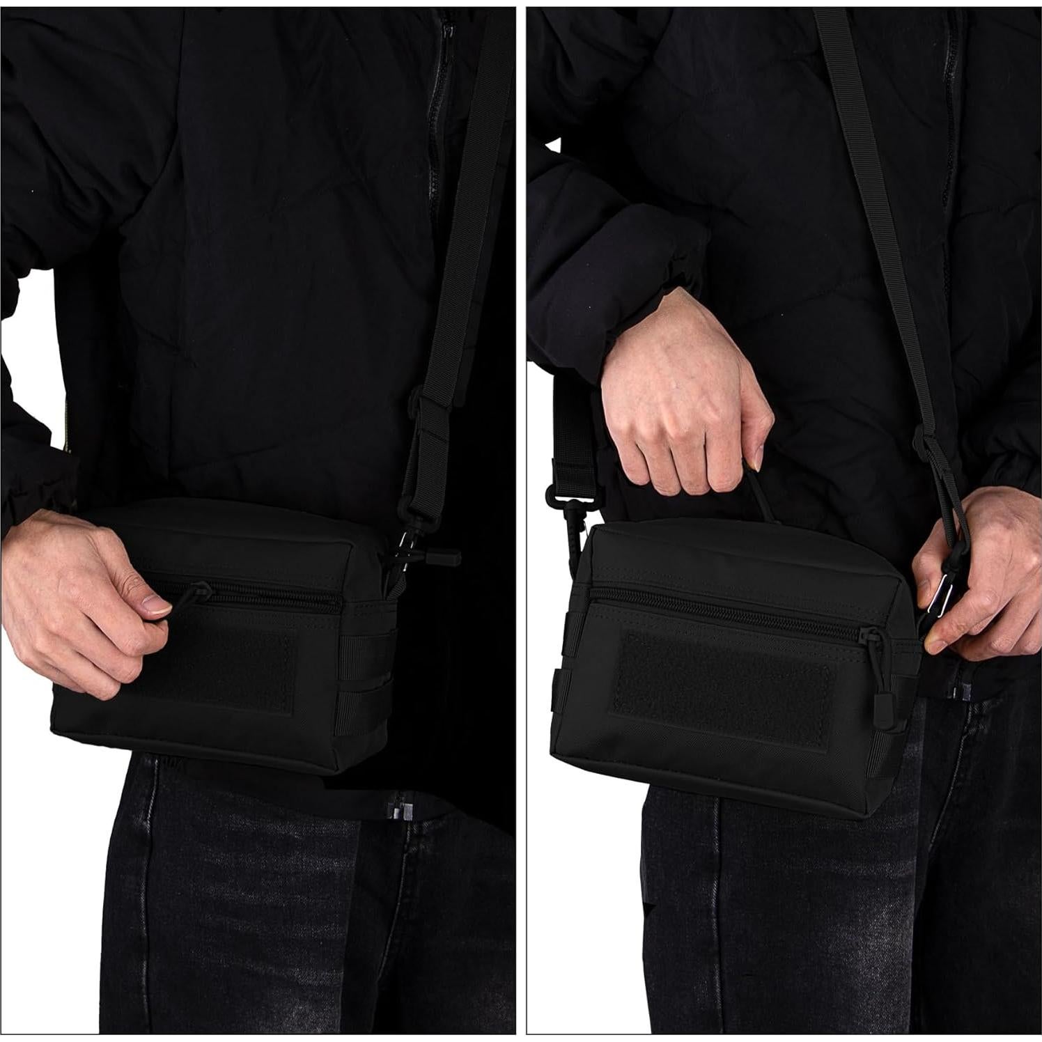 Bolsa Molle Táctica bvya Resistente al Agua 18x9x13cm