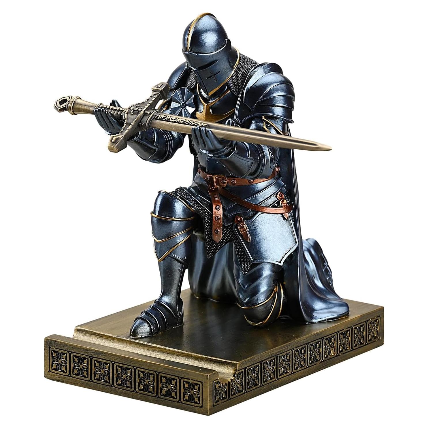 Soporte para Pluma Guerrero Medieval Amoysanli Azul