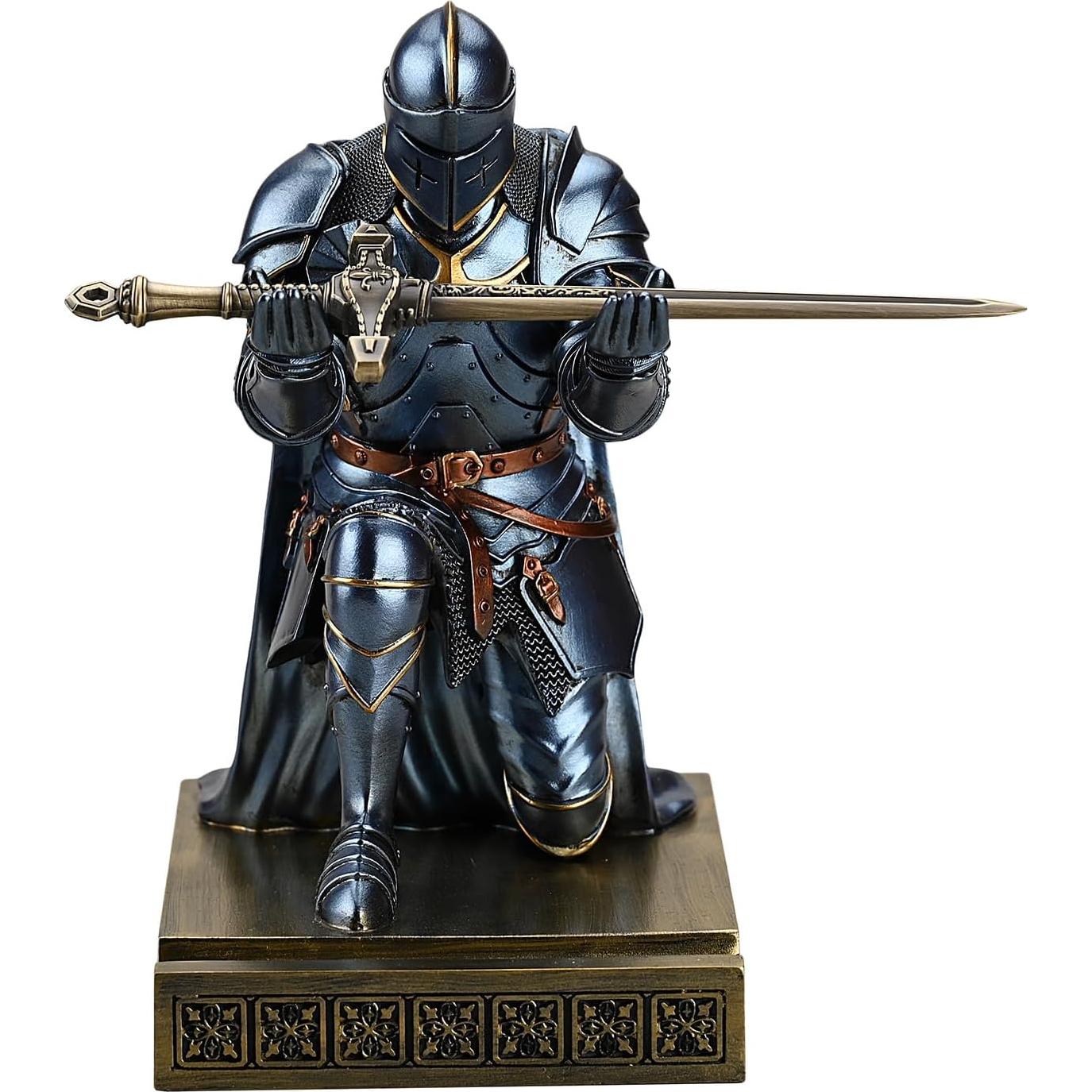 Soporte para Pluma Guerrero Medieval Amoysanli Azul