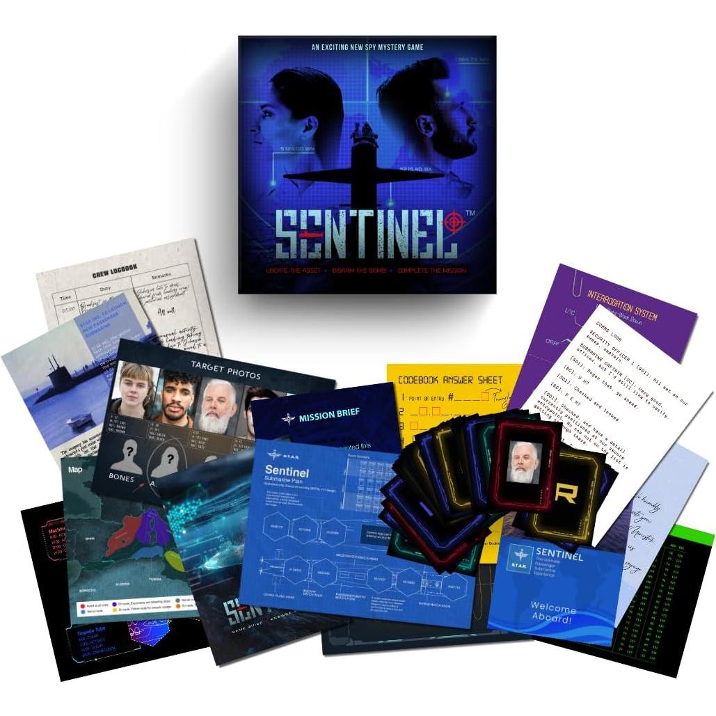 Juego de Mesa de Misterio de Asesinato Nutty Orange Sentinel