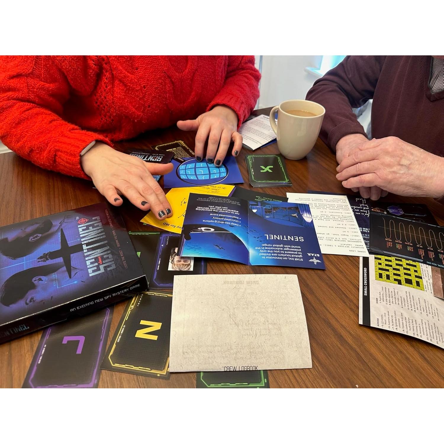 Juego de Mesa de Misterio de Asesinato Nutty Orange Sentinel