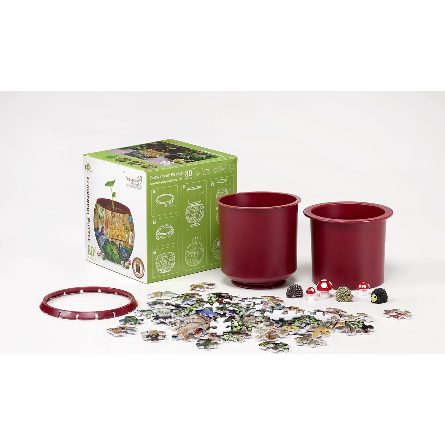 Rompecabezas 3D Maceta Cultiva un Jardín Spartan - 80 Piezas