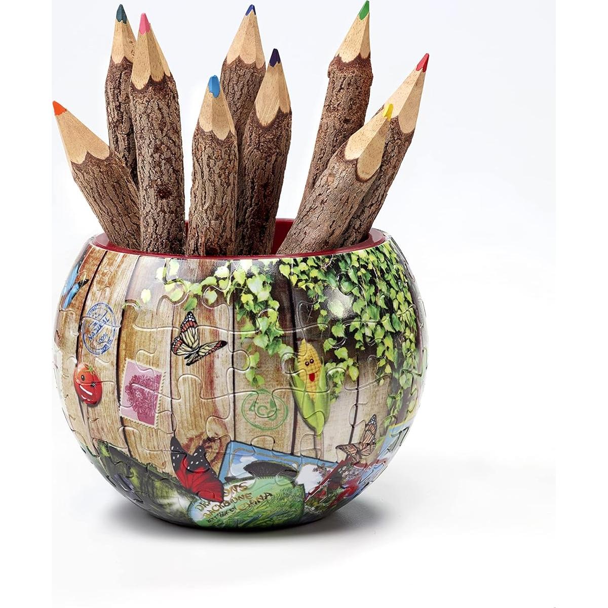 Rompecabezas 3D Maceta Cultiva un Jardín Spartan - 80 Piezas