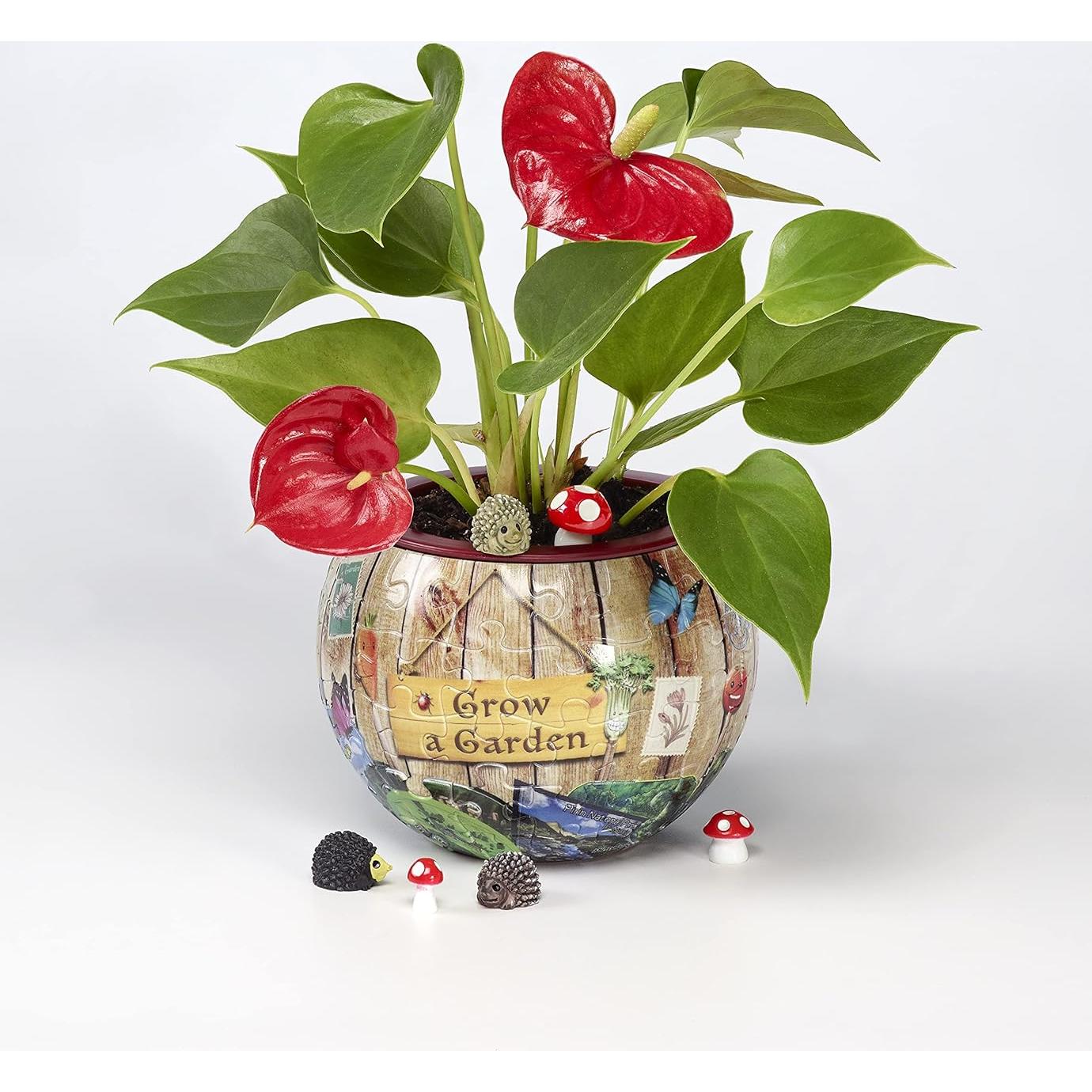 Rompecabezas 3D Maceta Cultiva un Jardín Spartan - 80 Piezas