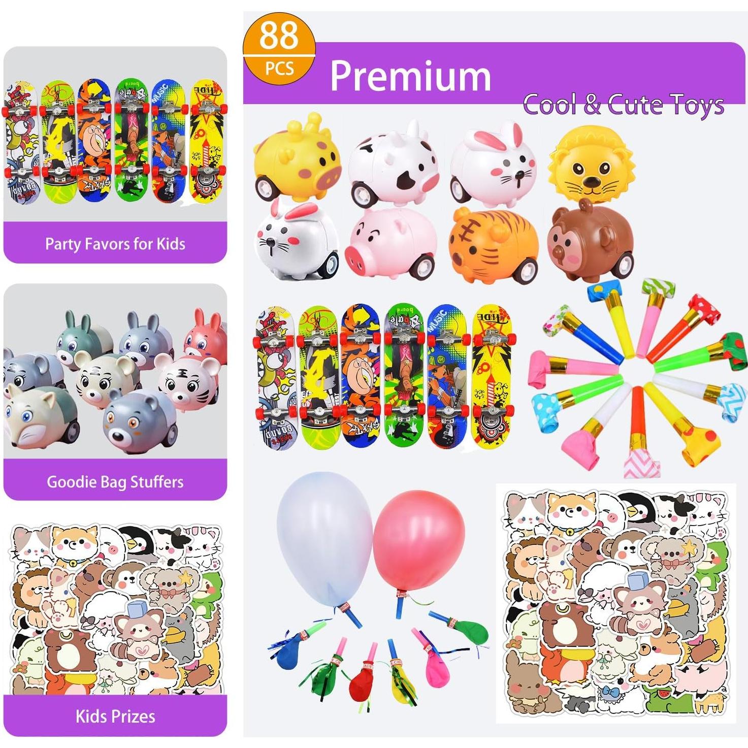 Kit de Fiesta 124 Piezas MSOOIIO para Niños 4-10 Años