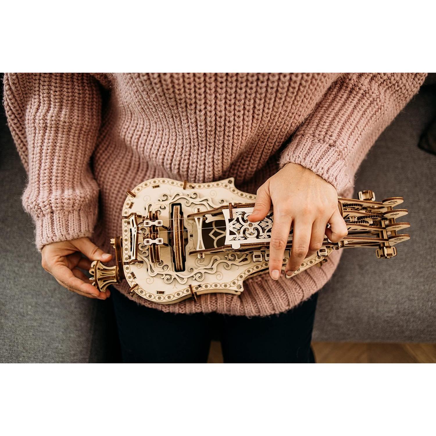 Rompecabezas Musical 3D Lira Da Vinci Wood Trick - 227 Piezas