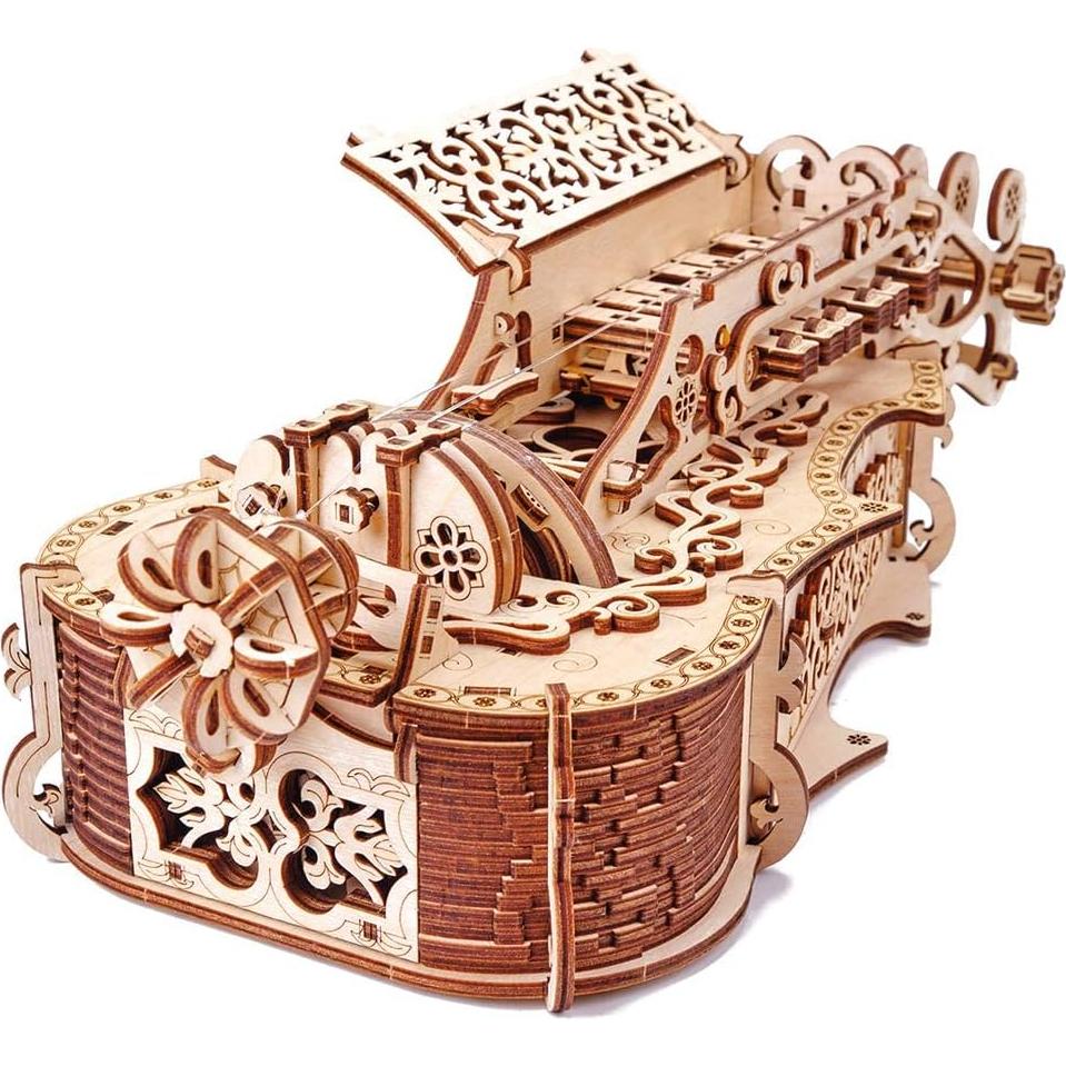 Rompecabezas Musical 3D Lira Da Vinci Wood Trick - 227 Piezas