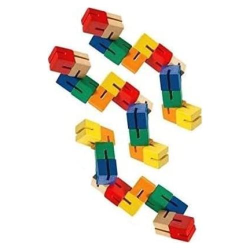 Rompecabezas Flexible Brainwright 3D Colorido 12 Cubos