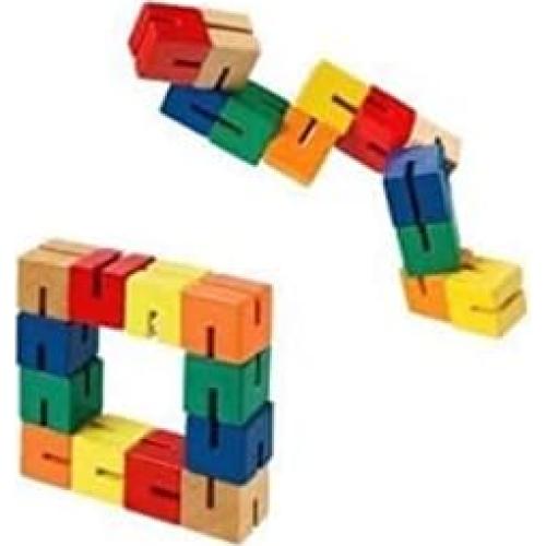 Rompecabezas Flexible Brainwright 3D Colorido 12 Cubos