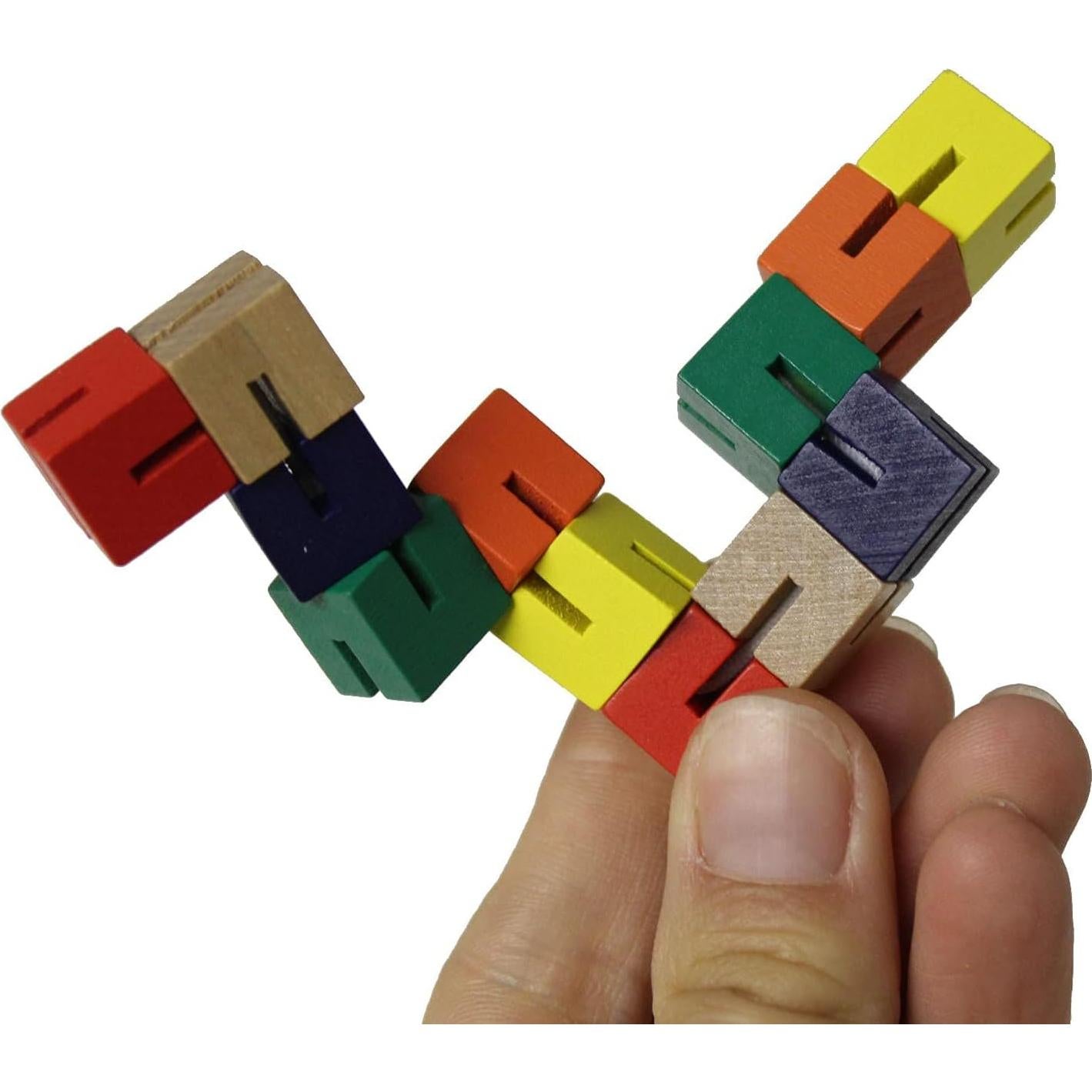 Rompecabezas Flexible Brainwright 3D Colorido 12 Cubos