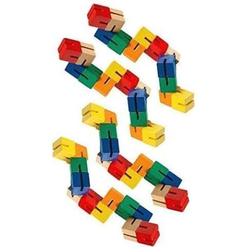 Rompecabezas Flexible Brainwright 3D Colorido 12 Cubos