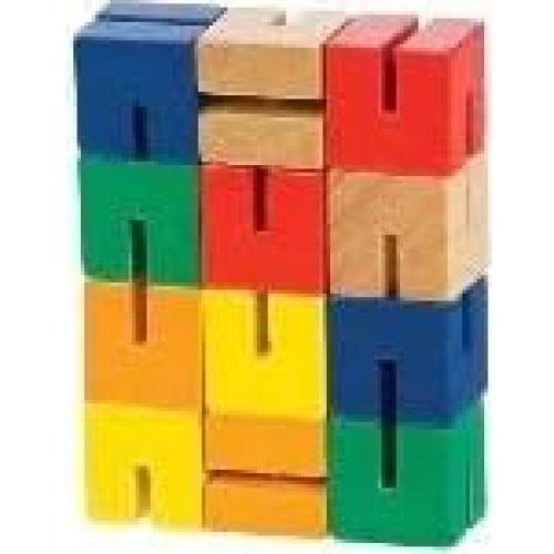 Rompecabezas Flexible Brainwright 3D Colorido 12 Cubos